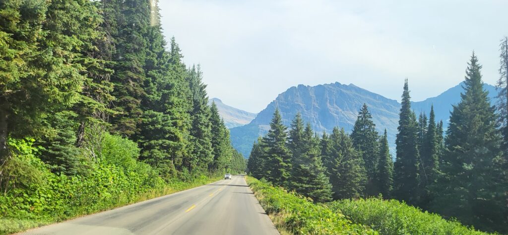 Mountain road representing the journey toward purpose